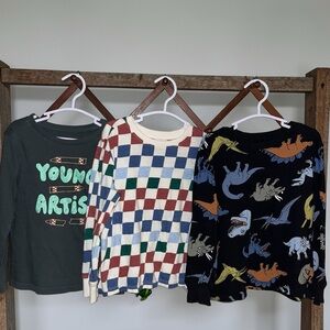 Old Navy Boys 4T Kids Long-Sleeve Shirt Set